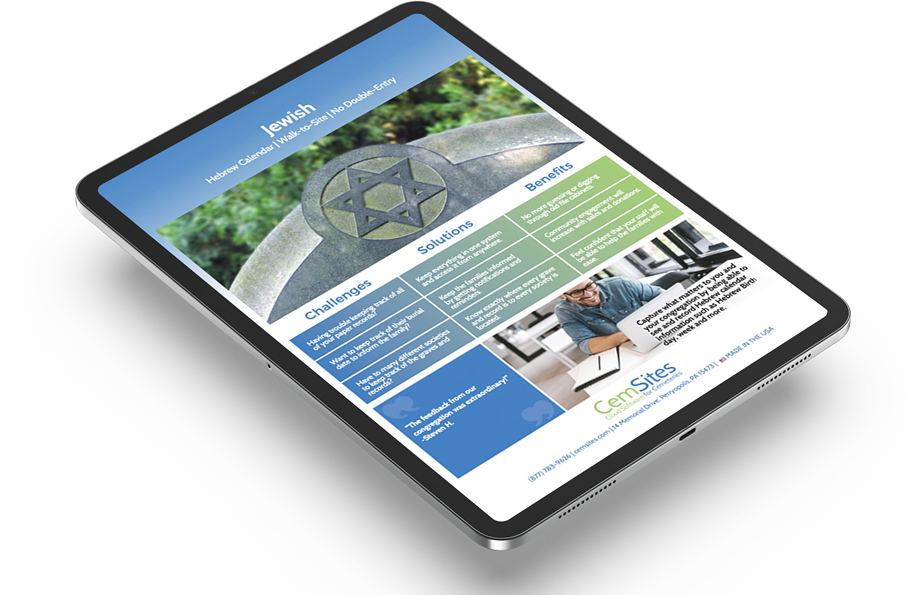 Request a Jewish Cemeteries PDF