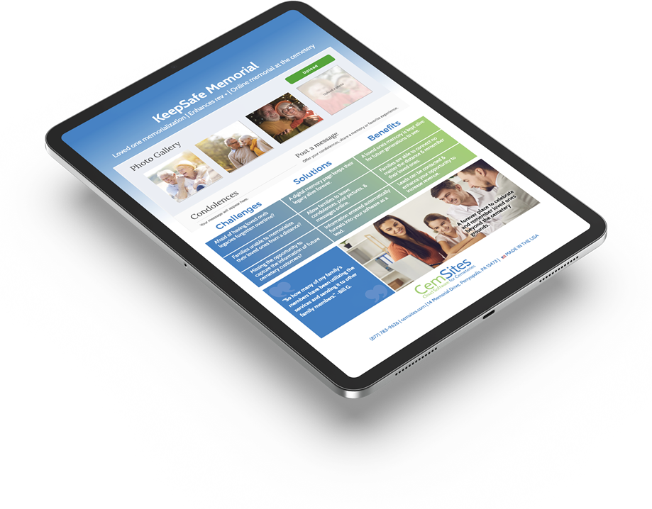 Request a Keepsafe Memorials PDF