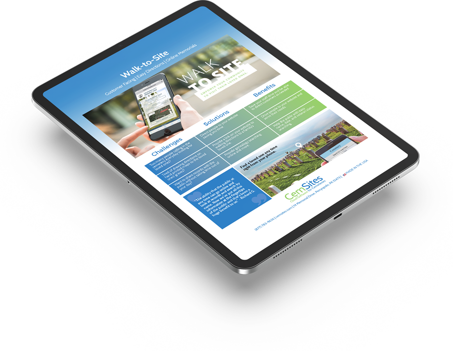 Request a Walk to Site PDF